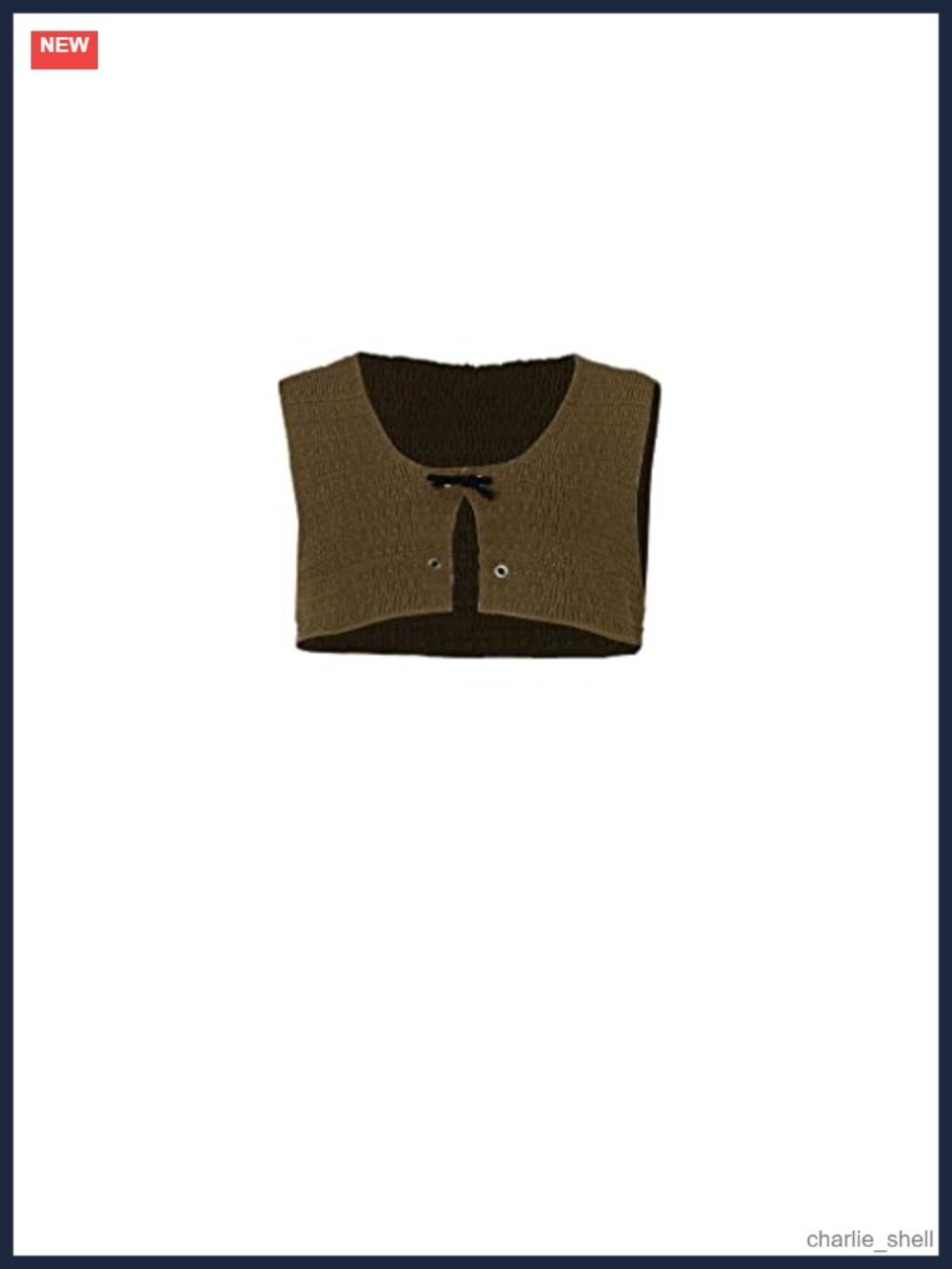 Willyacos Anime Knit Sweater Vest Crop Top Cosplay Costume Men
